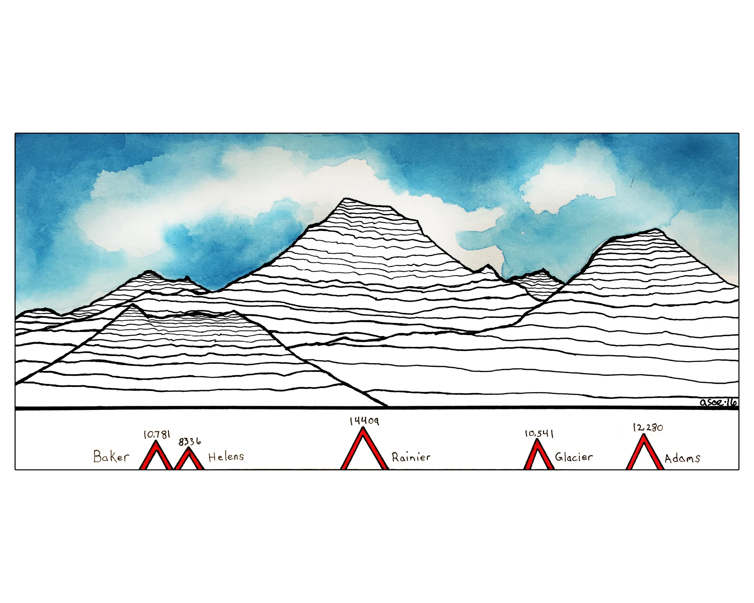 Volcanoes of Washington State : Original