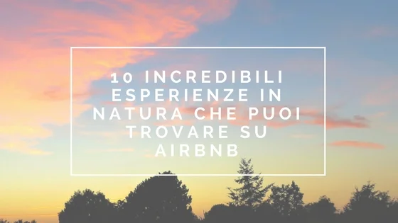 10 incredibili esperienze in natura che puoi trovare su Airbnb 
