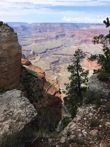 vista da plateau point grand canyon