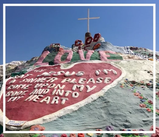 Salvation Mountain in California: la montagna colorata degli USA