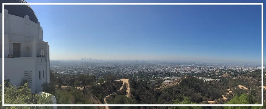 Il Griffith Observatory di Los Angeles e la scritta Hollywood