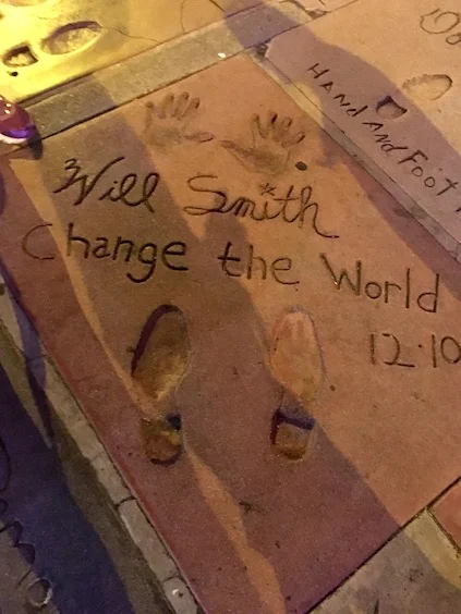 impronte di matt damon a dolby theatre hollywood