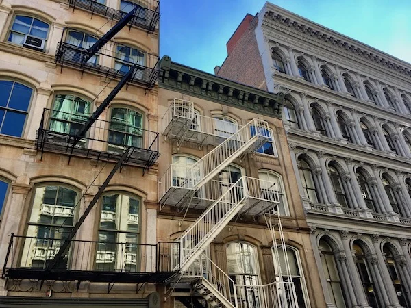 le case tipiche di Manhattan a New York