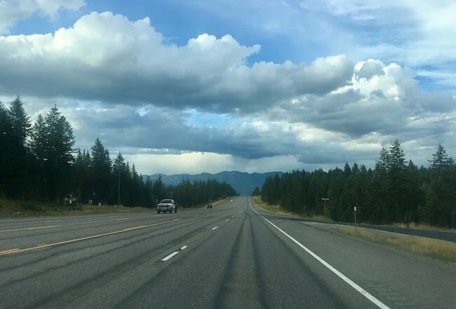 sulla strada on the road da yellowstone a montana