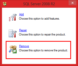 Cómo desinstalar correctamente SQL Server