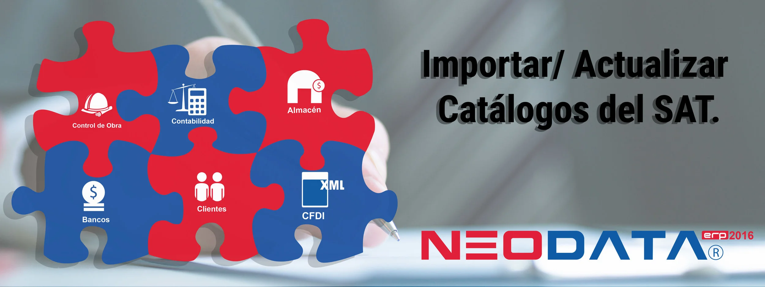 Configuración para emitir CFDI 3.3 en Neodata ERP-Actualizar Catálogos del SAT