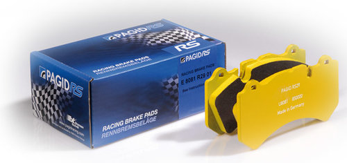 PAGID RACING RSL29 / RS29 ENDURACE RACING BRAKE PADS PORSCHE 991 CARRERA  (IRON BRAKES) REAR (SHAPE 4909) — EXQUIS