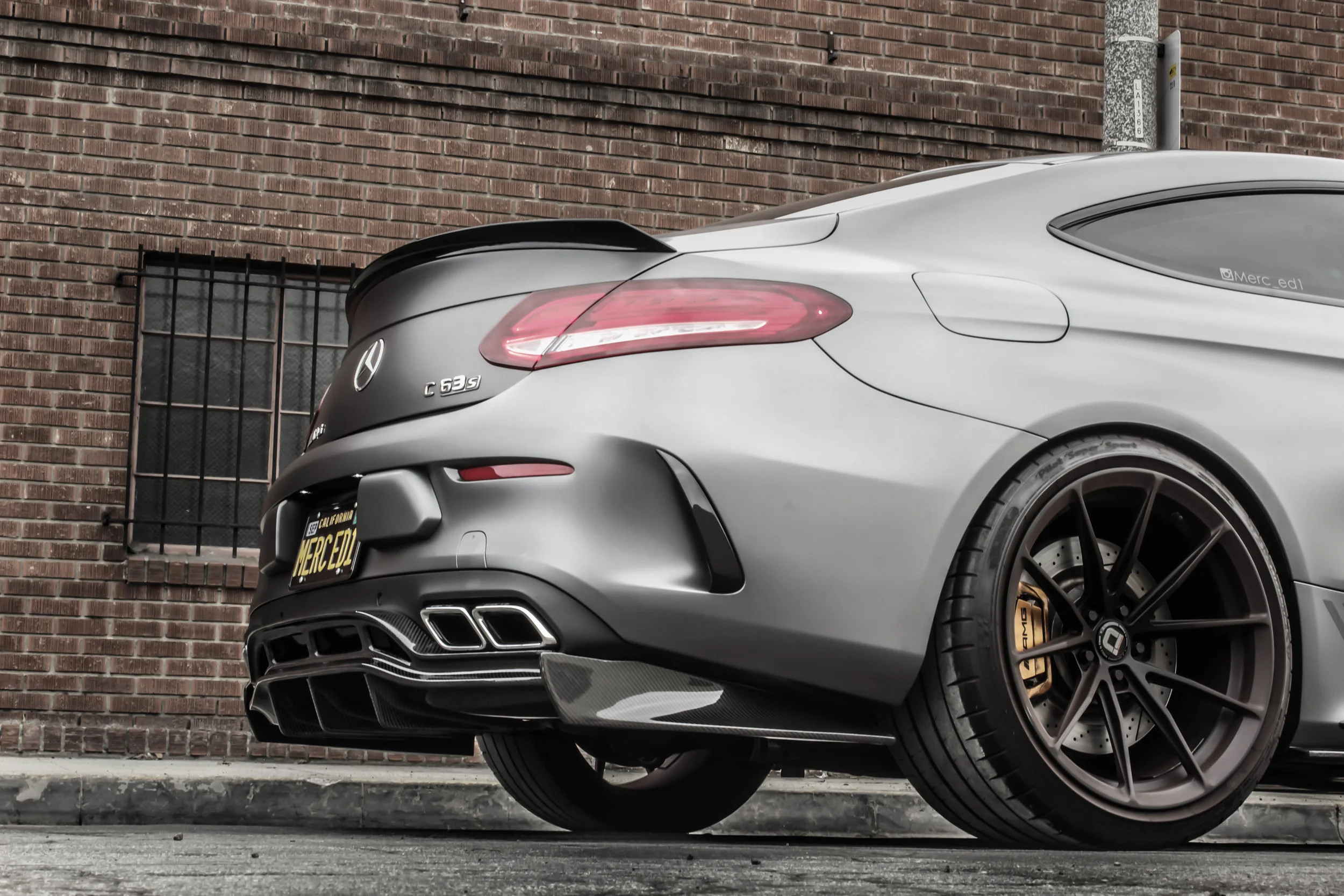 PSM DYNAMIC CARBON FIBER REAR DIFFUSER SYSTEM MERCEDES BENZ W205 C63