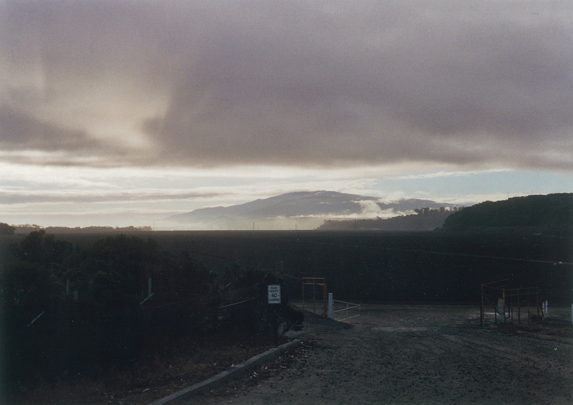Toro Mountain with Early Morning Fog
