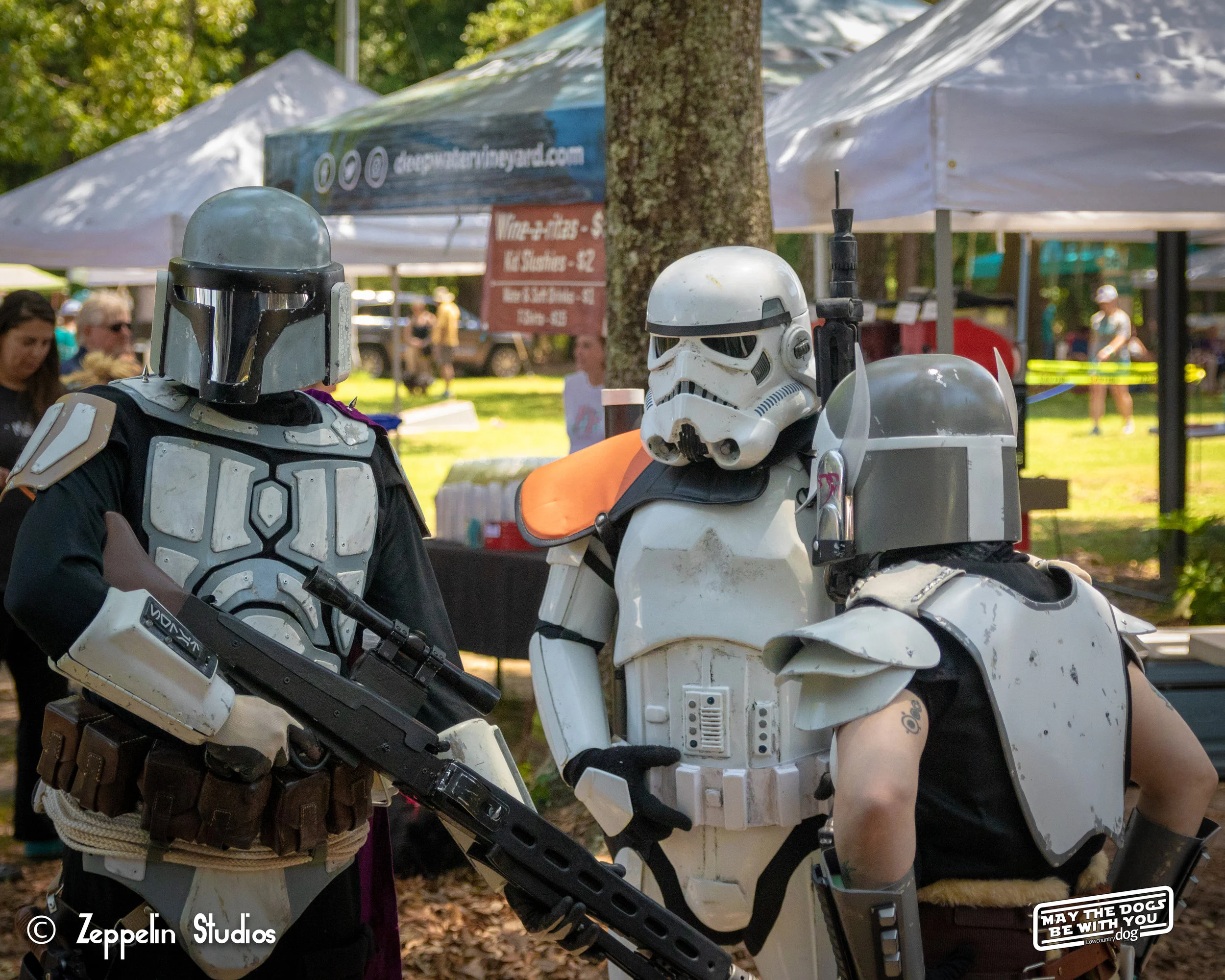 Thanks to the Carolina Garrison from the 501st Legion for coming out.