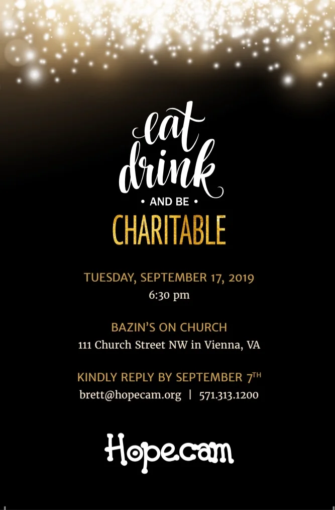 Hopecam's Dinner Celebration