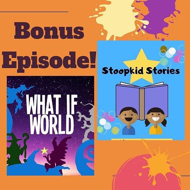 Having Melly on What If World was an honor and a delight! Don&rsquo;t miss the awesome first season of @stoopkidstories #repost
・・・
⭐️Bonus Episode!!⭐️ So Princess Tia and I took a trip to visit our podcast cousin Mr.Eric over in What if World to tel