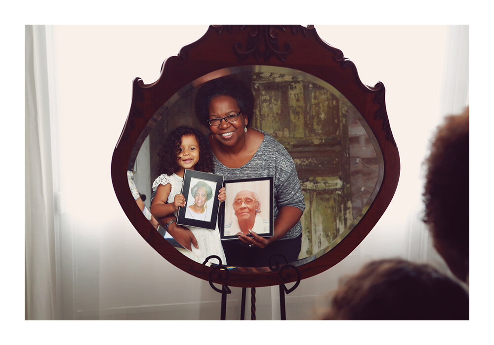 Bertha with her grand daughter, honoring 3 Generations of strong, accomplished &amp; beautiful women.