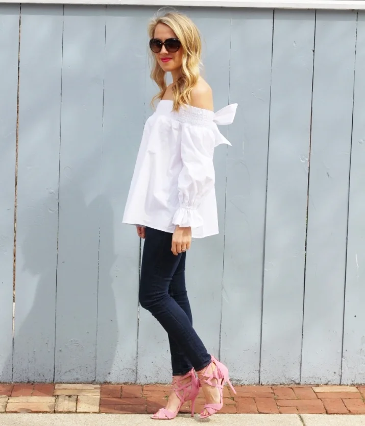 Bow Back Top