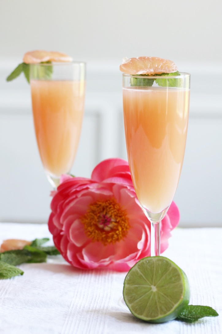 Grapefruit Fizz Cocktail - So Dressed Up