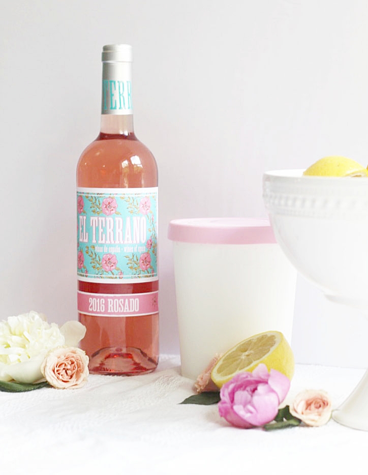 Rosé Lemon Sorbet