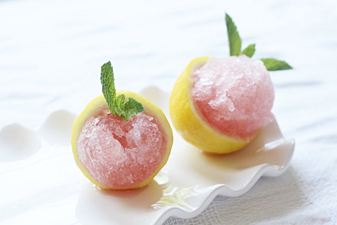 Rosé Lemon Sorbet