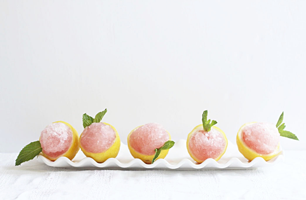 Rosé Lemon Sorbet