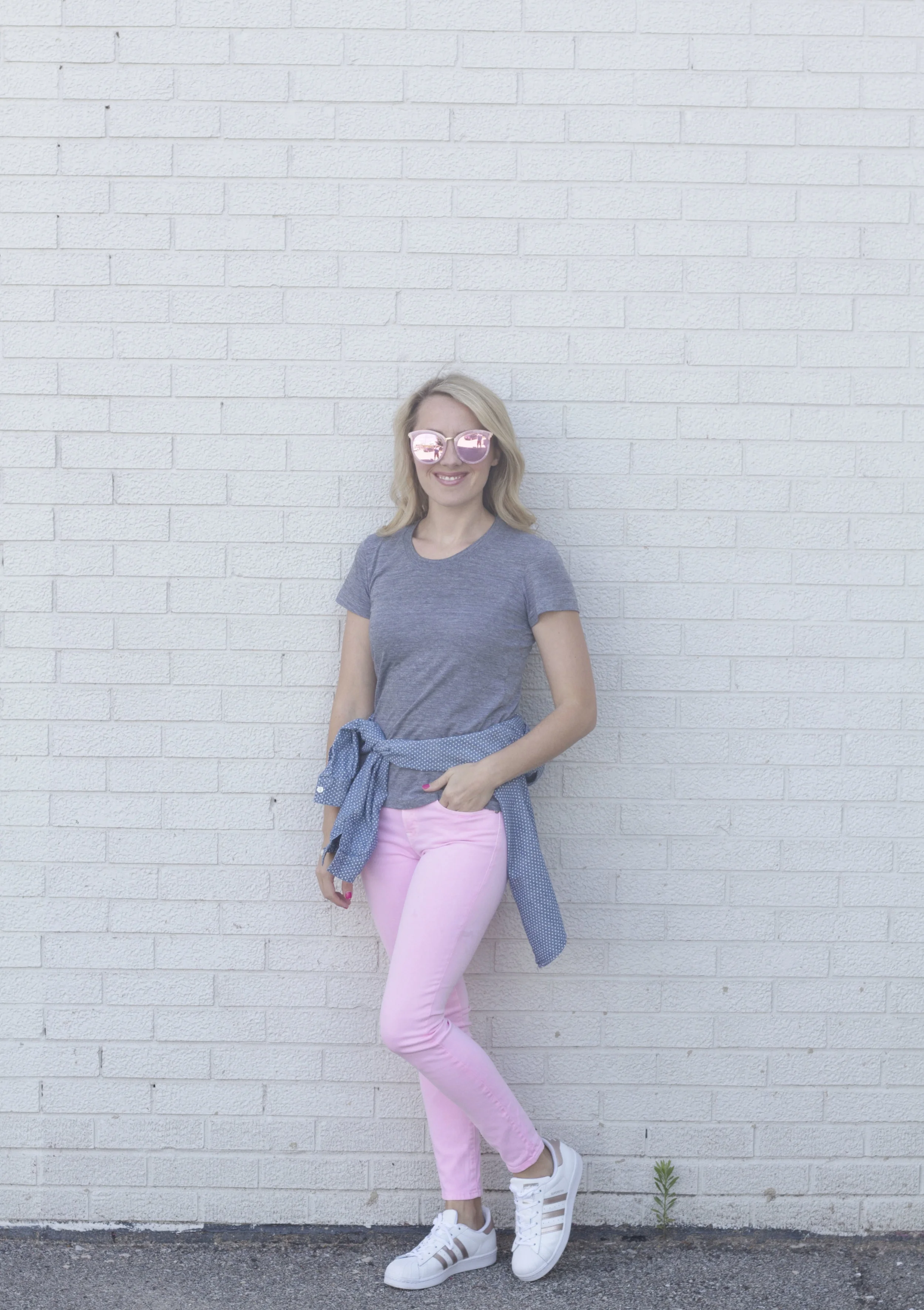 Sporty Pink Jeans So Dressed Up