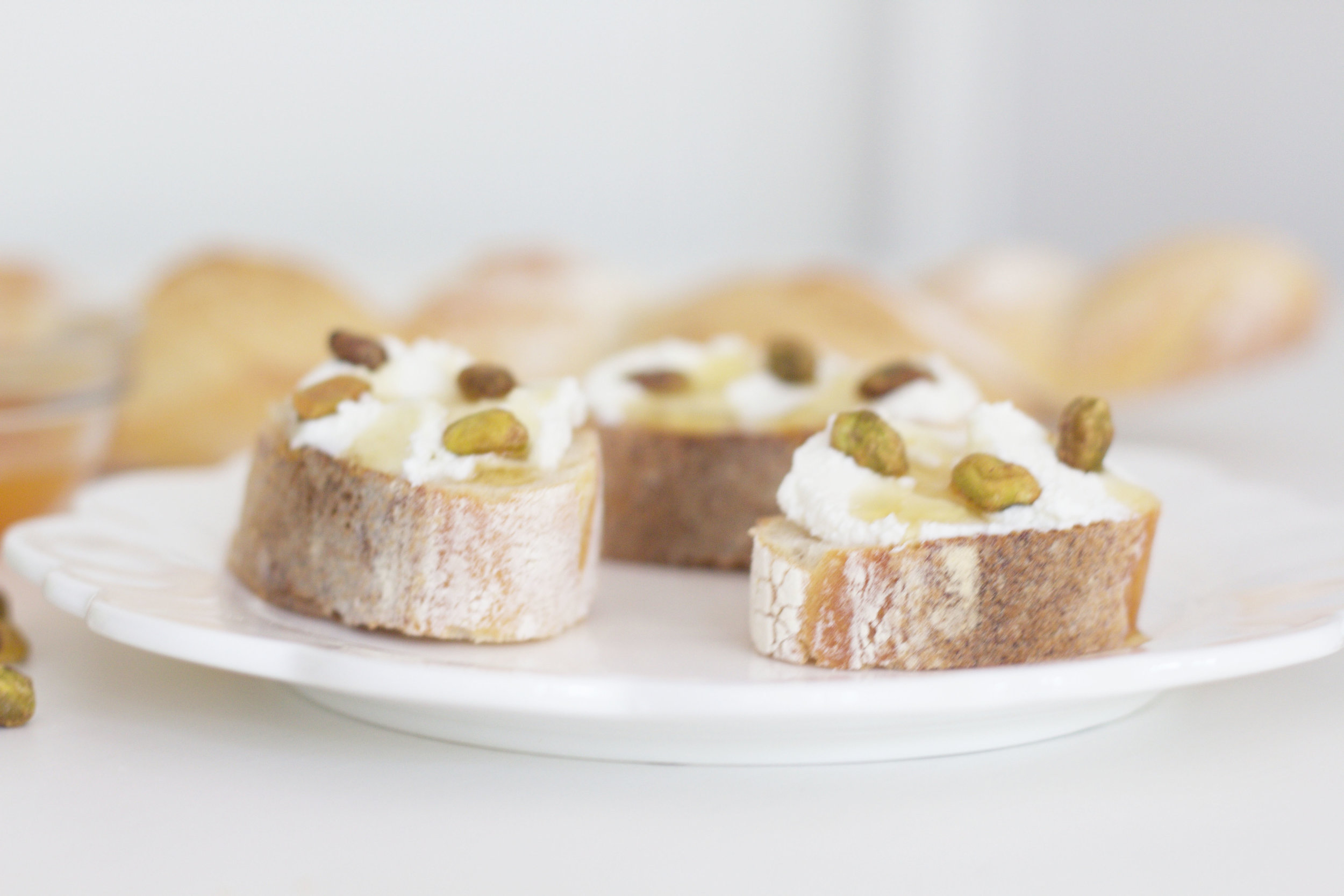 Ricotta and Honey Bruschetta, So Dressed Up