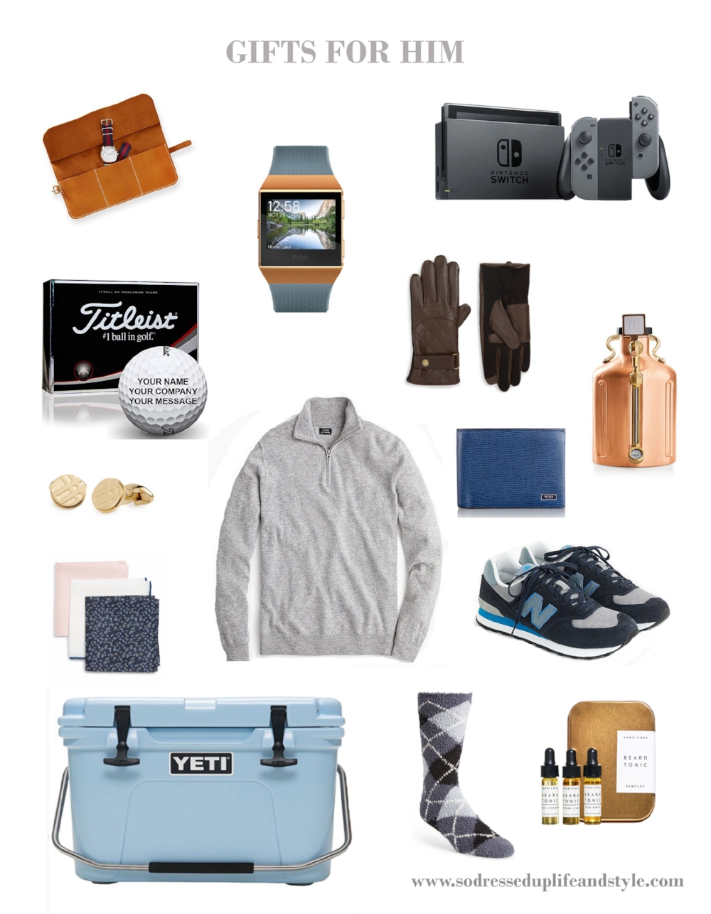 Gifts for Him — So Dressed Up Life + Style
