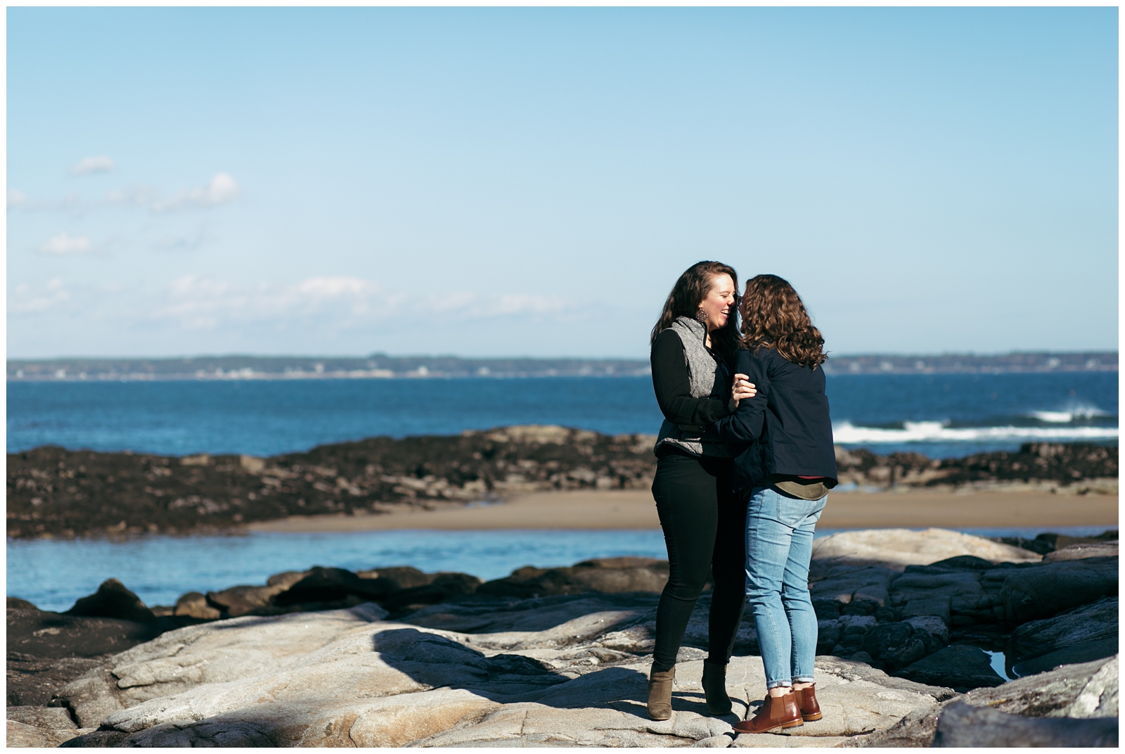 Reid State Park engagement
