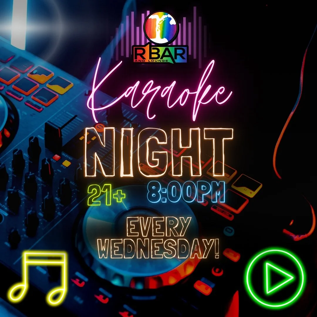 🎤✨ It&rsquo;s Karaoke Night at R Bar! ✨🎤
Mics go live at 8 PM &mdash; bring your voice, your crew, and your best performance energy. 🎶🍹
Hosted by the one and only KJ Queen Heather 💜 @heathersorbera 

📍 R Bar &amp; Lounge
🎤 Every Wednesday &amp