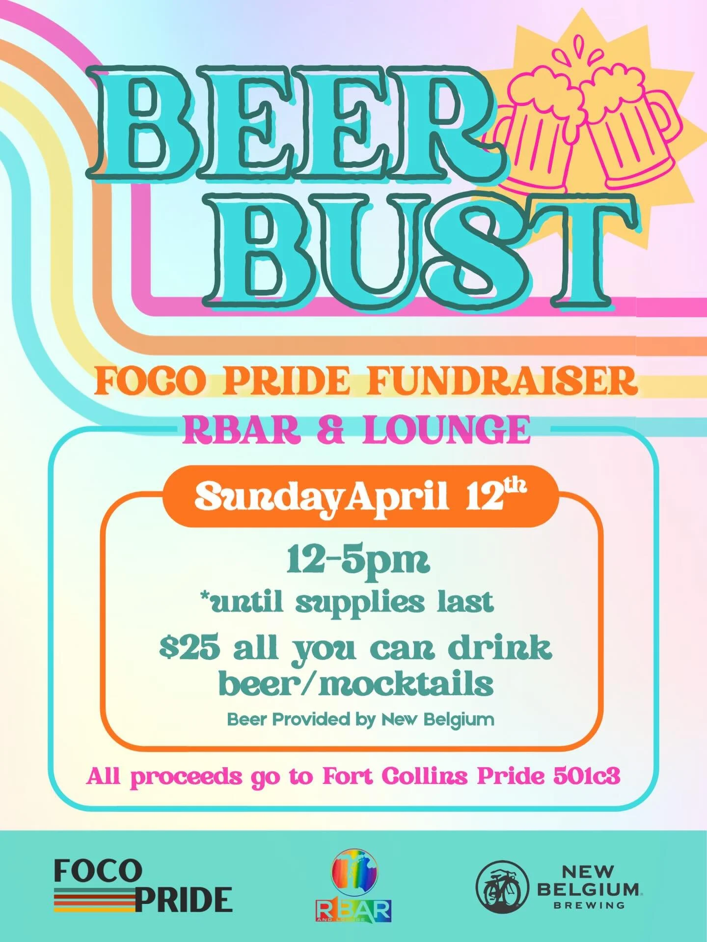 Who&rsquo;s ready for a BEER BUST?! 🍺✨
We&rsquo;re turning up at R Bar &amp; Lounge on Sunday, April 12th from 12&ndash;5pm!

$25 entry fee per person for all-you-can-drink beer (or mocktails if that&rsquo;s more your style)

Grab your friends and c