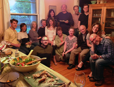 2013-2014 Advanced GT trainees and friends at annual potluck