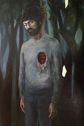 Mural Detail (hanged man)