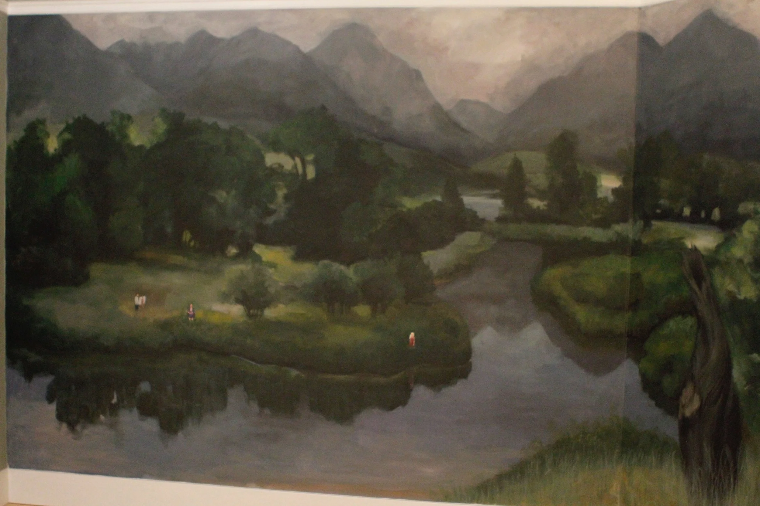 Mural Detail (left panel)