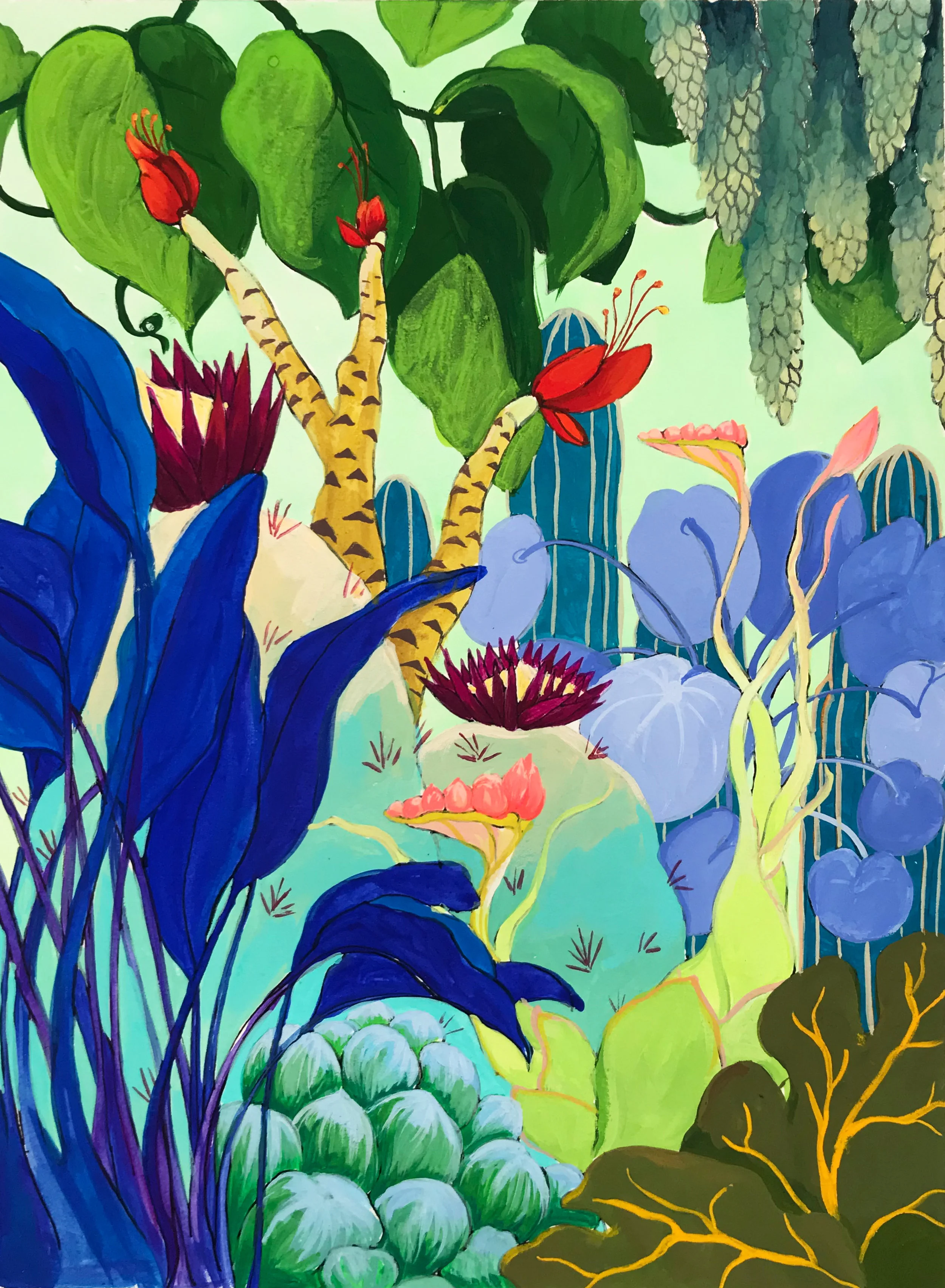 Botanical Mural Sketch