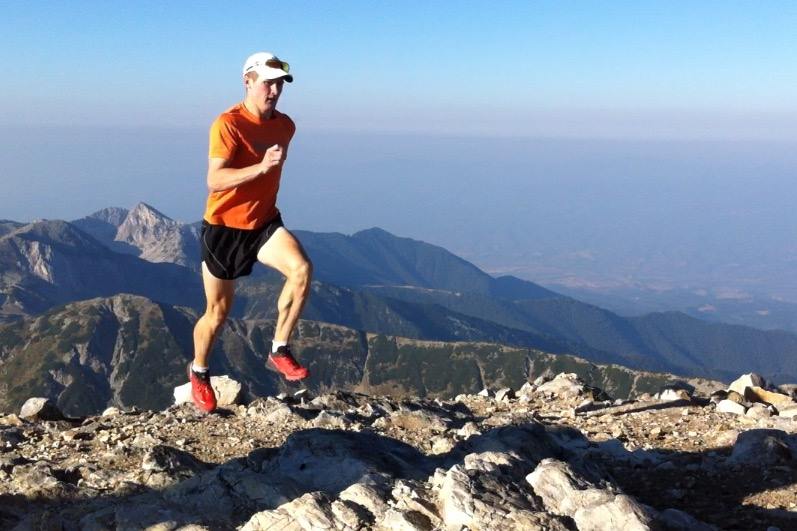 Near the top of Vihren Peak (2,914m ASL) - second highest mountain in Bulgaria