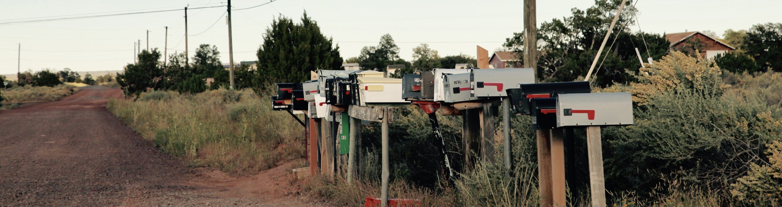 Mailboxes on the way to the Grand Canyon