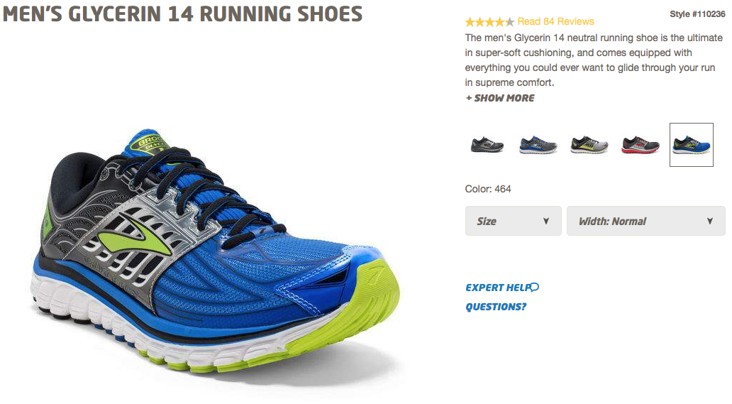 brooks glycerin 14 mens review