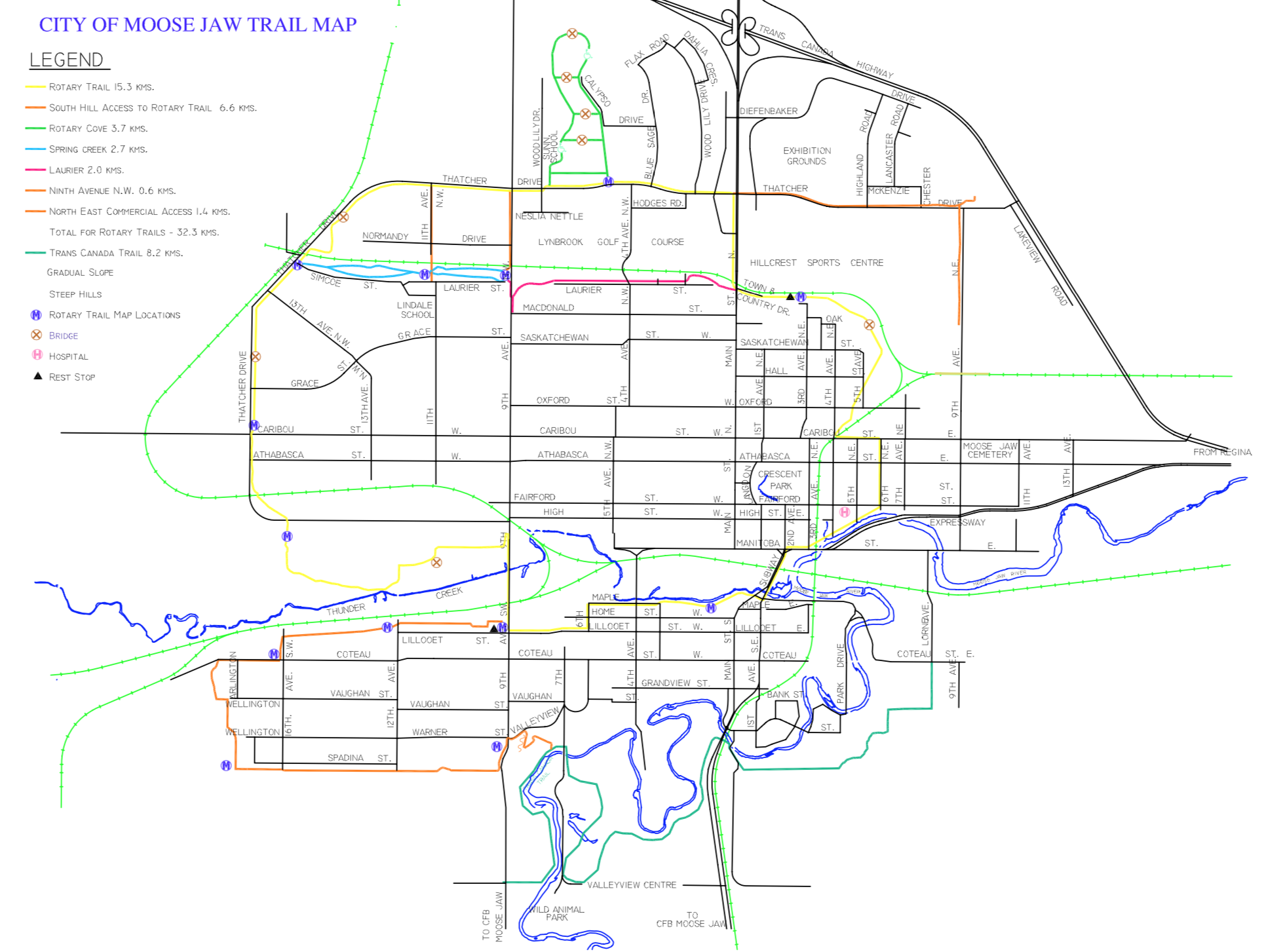Map of Moose Jaw Trails.png