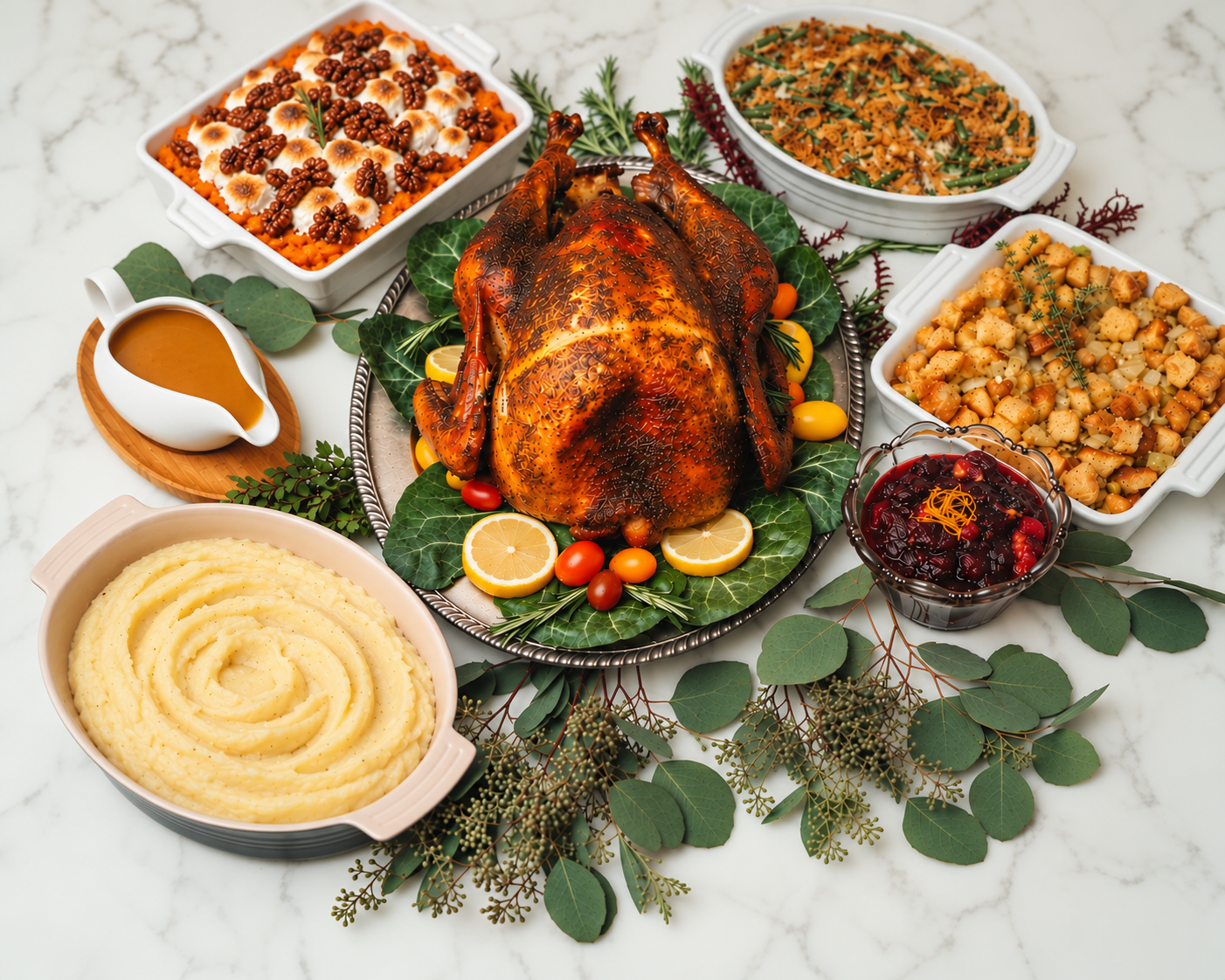 Festive Thanksgiving Turkey Feast.png