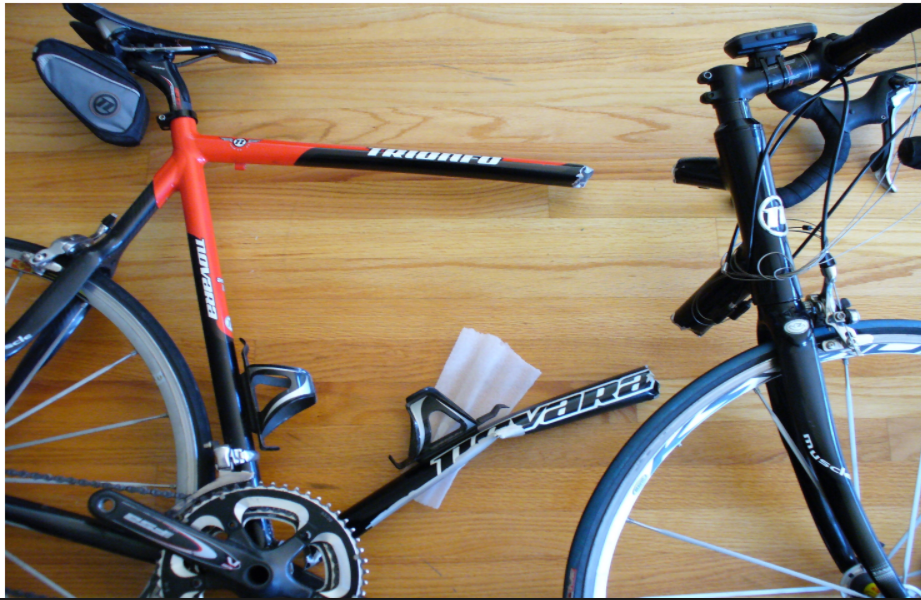 The broken bike