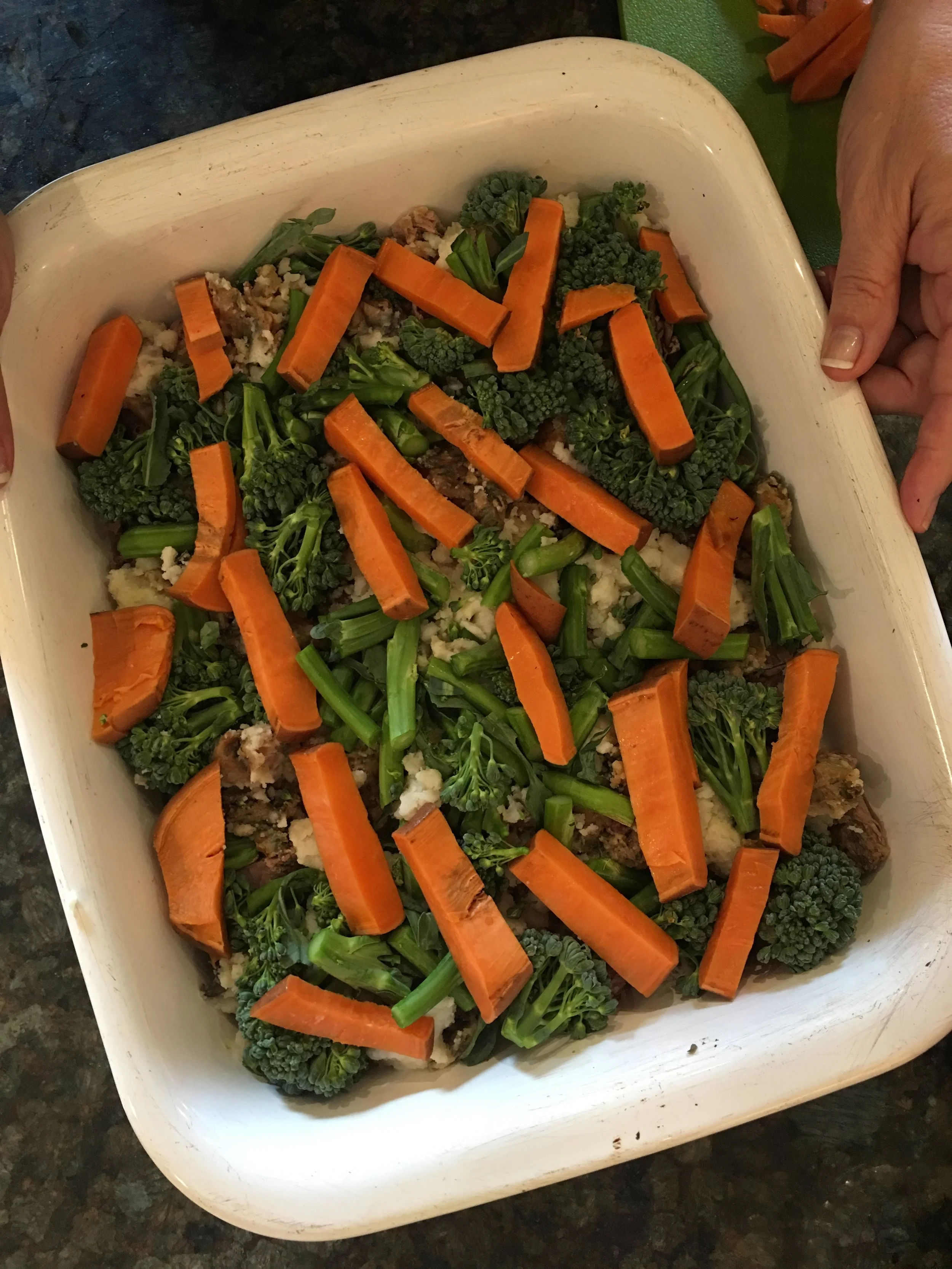 Easter Monday's "Left Over" Lamb Pie