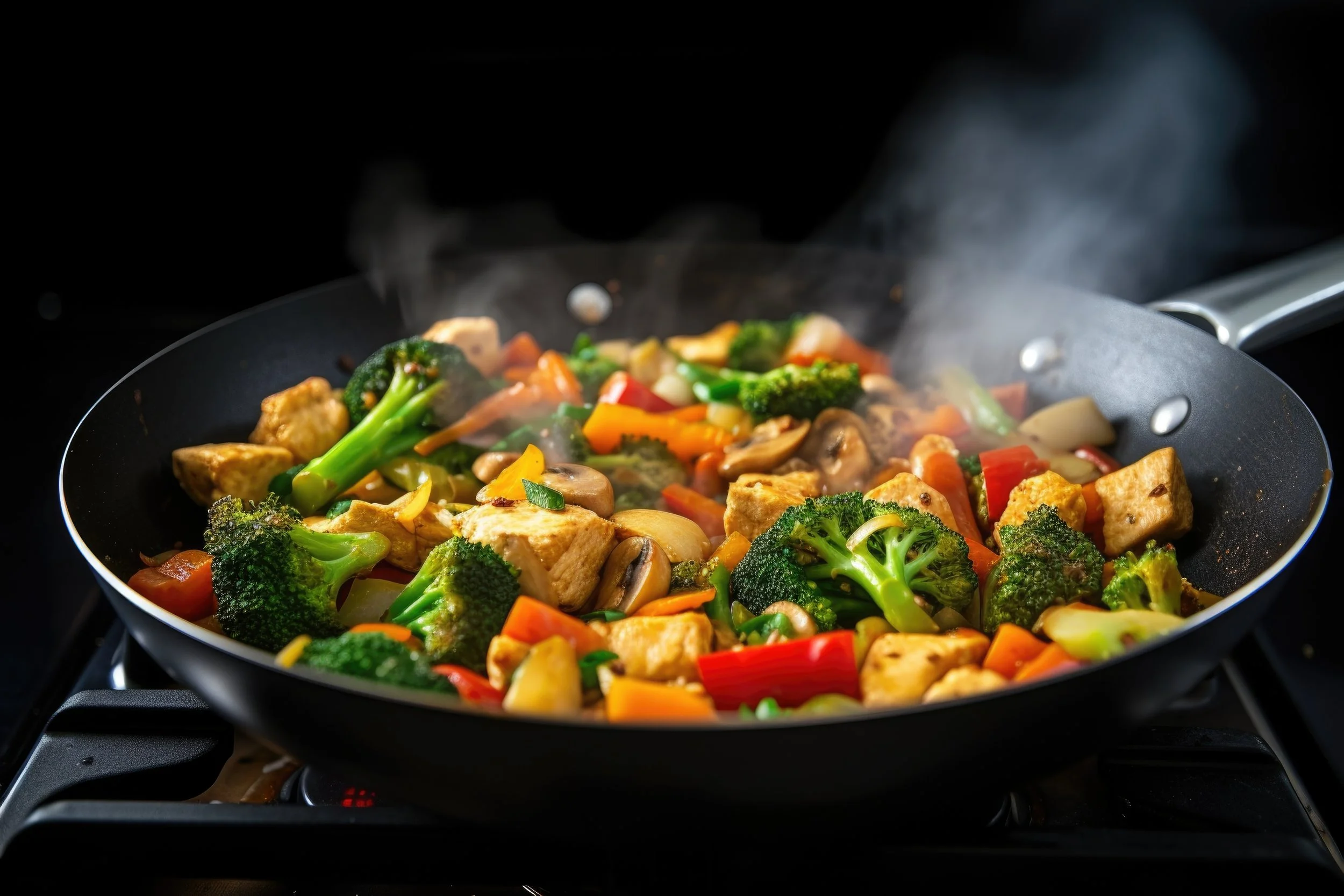 Ginger-Citrus Chicken Stir-Fry with Quinoa and Broccoli
