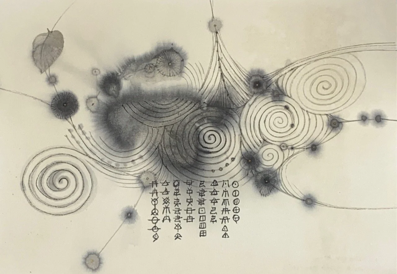 “Spirals to Merged Memories #6”