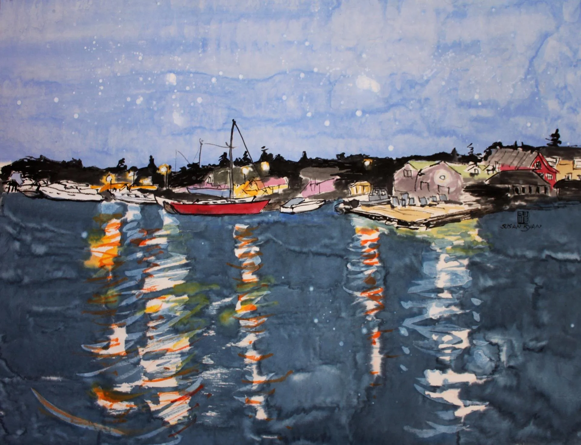"Grand Marais Harbor"