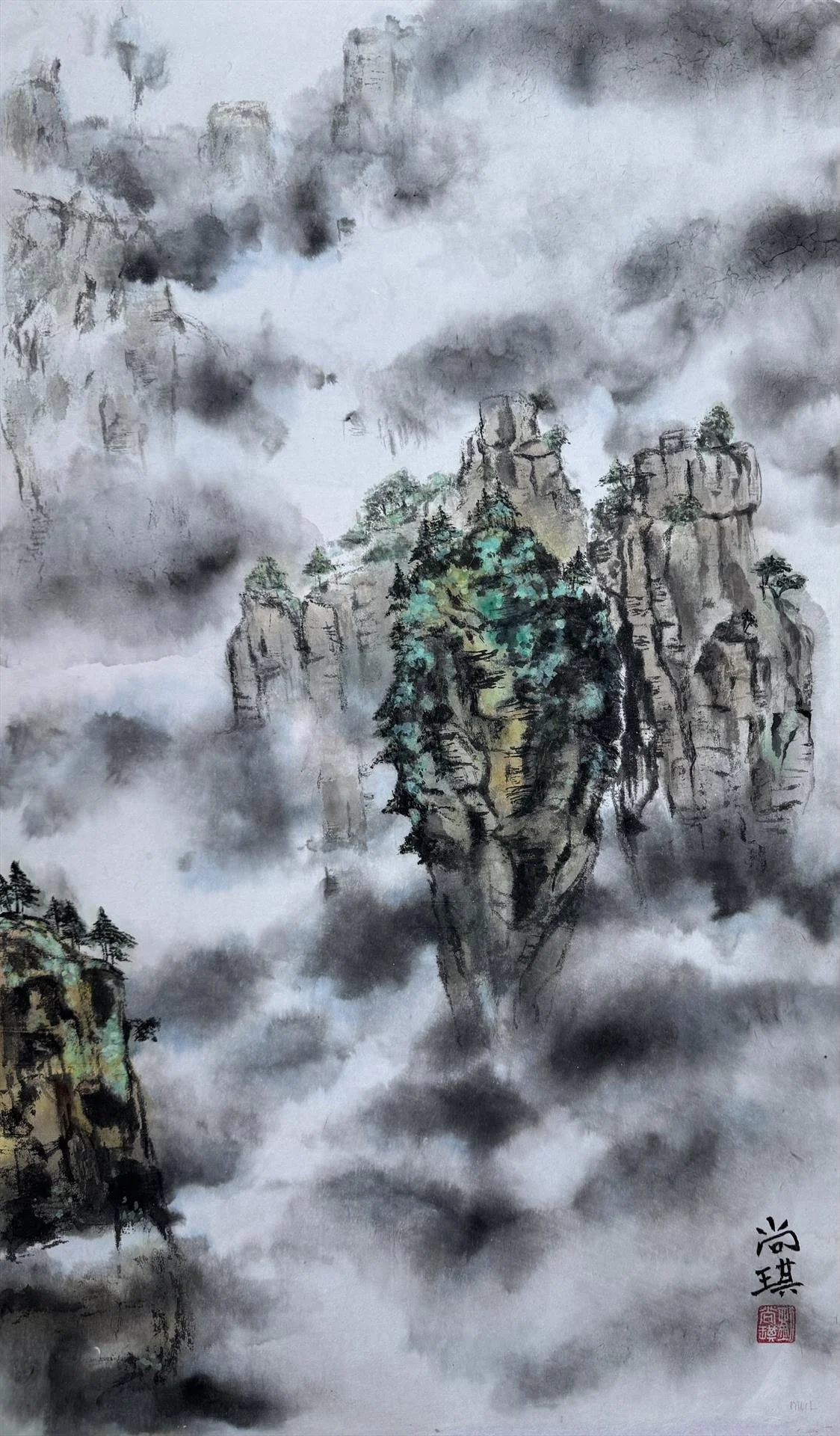 "Heavens’s Pillars in the Mists"