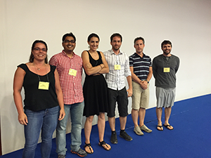 GRC Poster winners: Mary Colasanto (Kardon Lab), Mayank Verma, Nora Yucel, Nicolas Dumont, Joachim Berger, Micah Webster