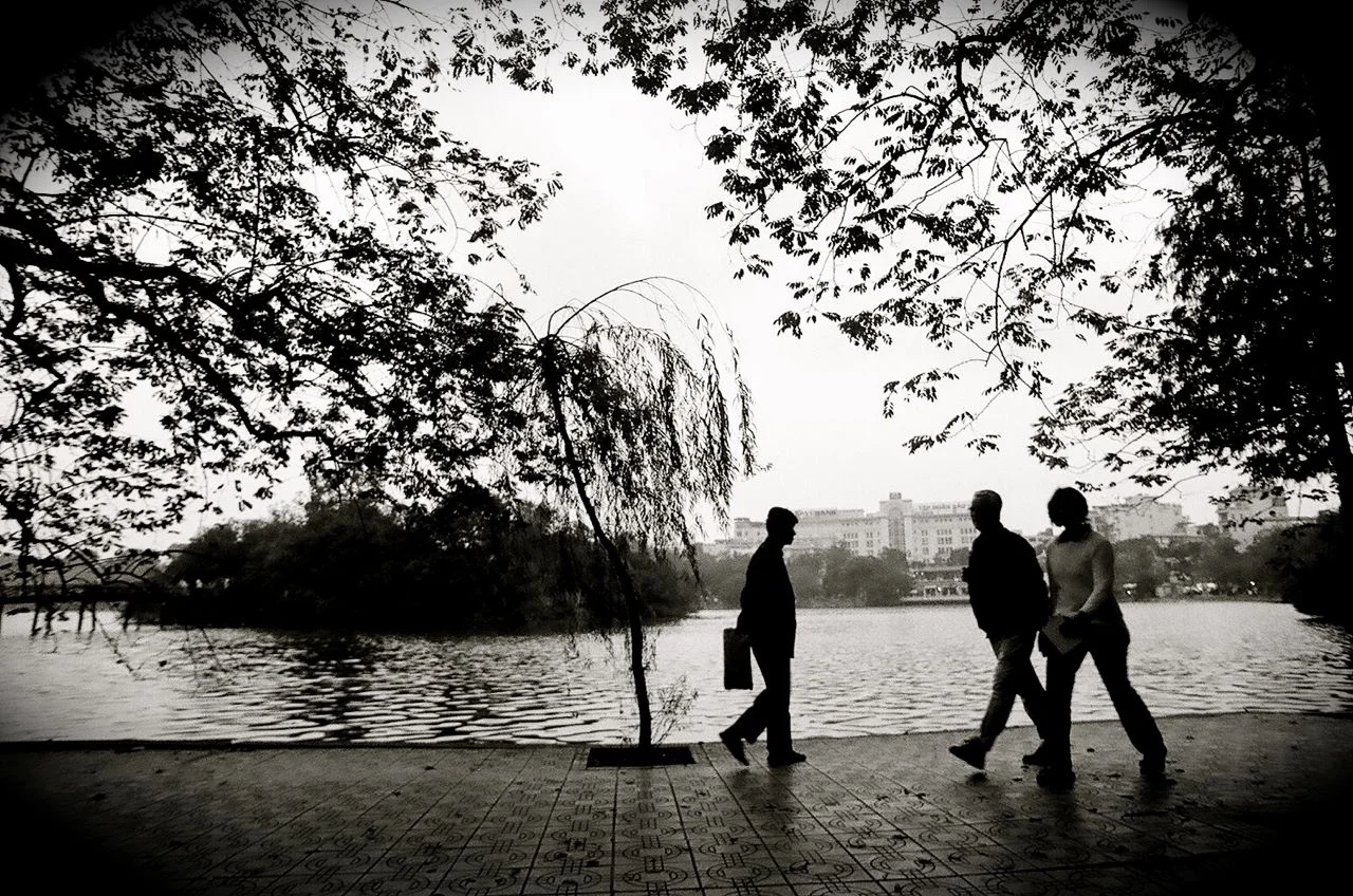 At the Lake Hanoi, Vietnam (2002) 35mm Ilford XP2