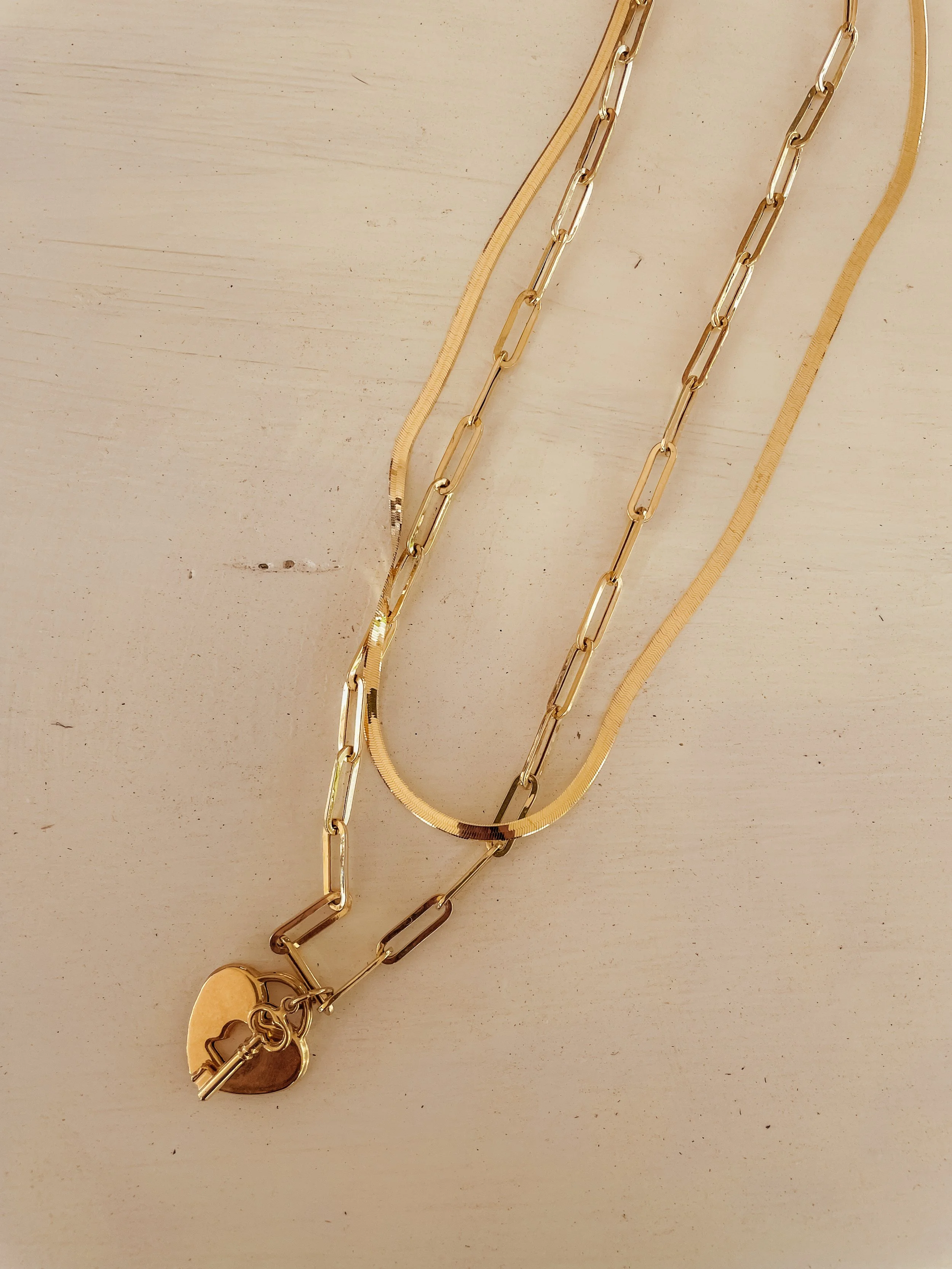 Heart Key Necklace