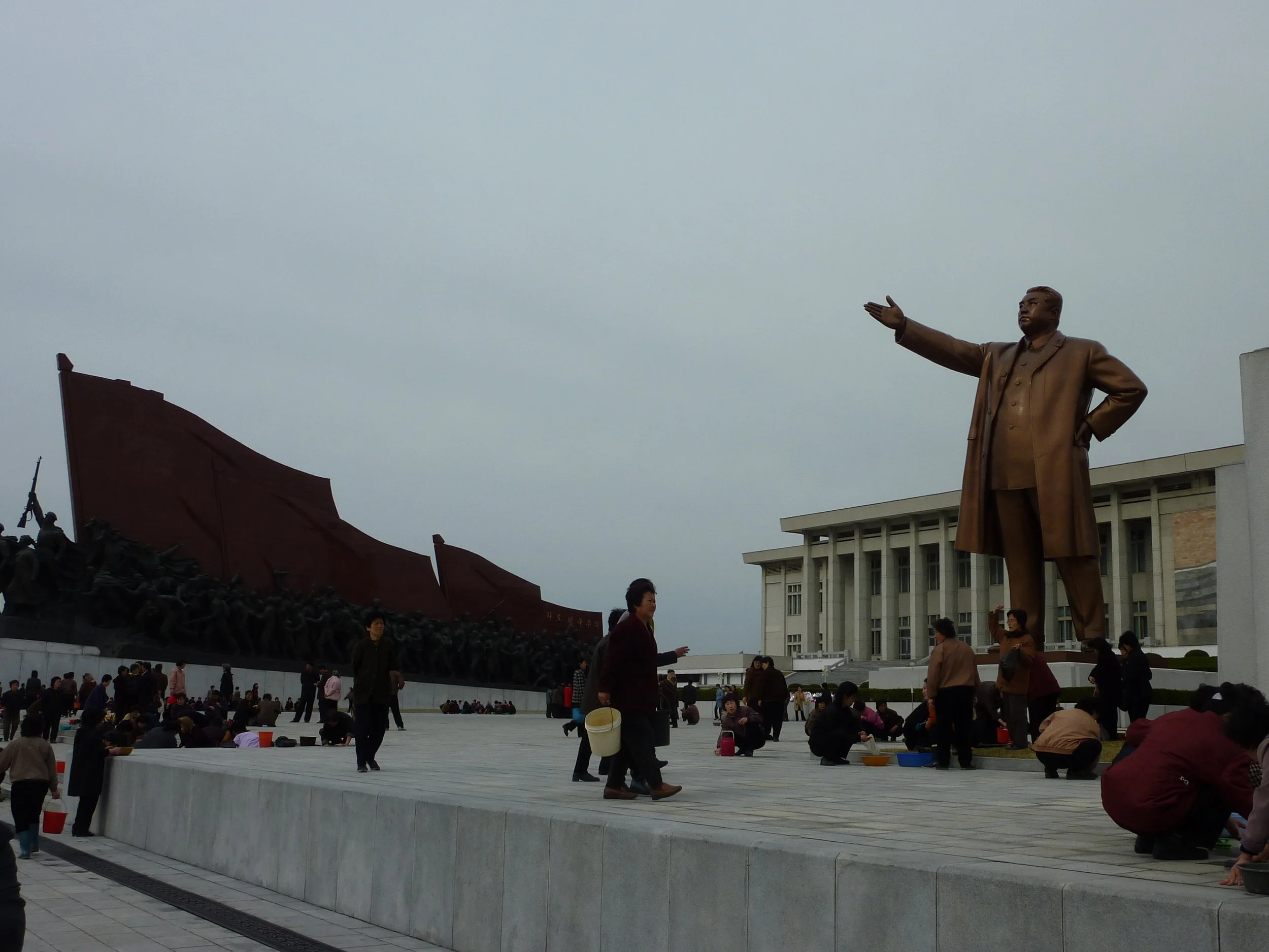 Clean for the dear leader