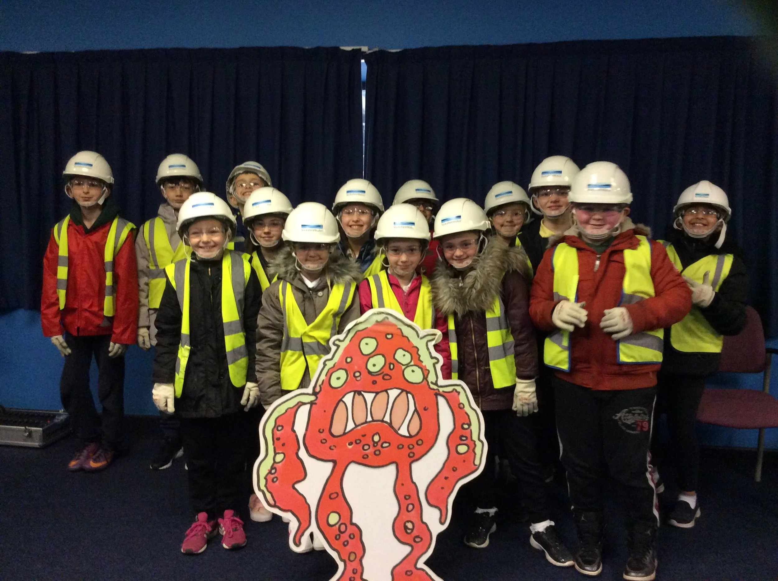 Yr 4 visit to the Water treatment centre. 