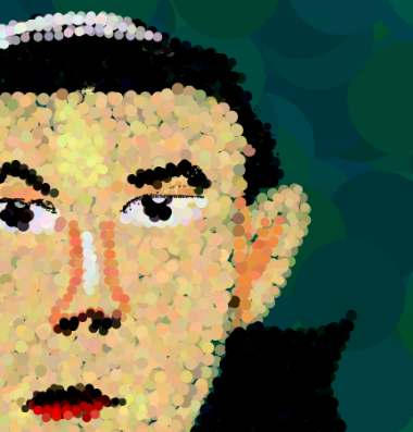 Year 6 Artwork - Pointillism