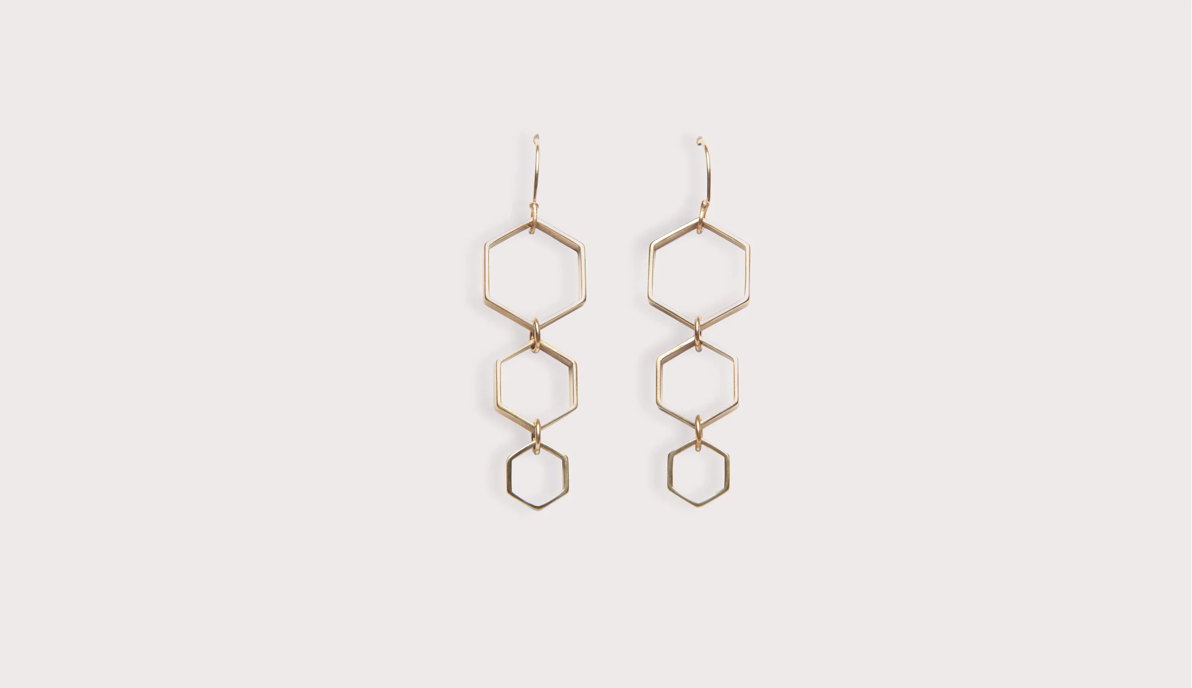 Earrings | Graduated Hex